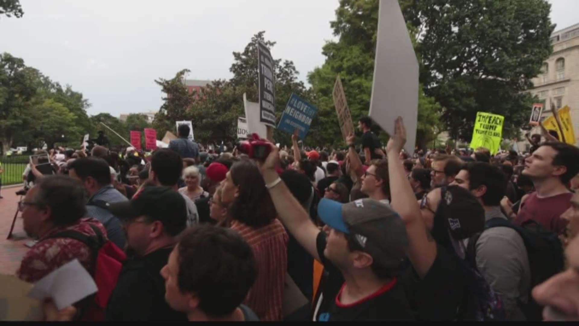 Plenty of counter-protesters showed up, but there were a lot fewer rally-goers than expected, and no big violent clashes