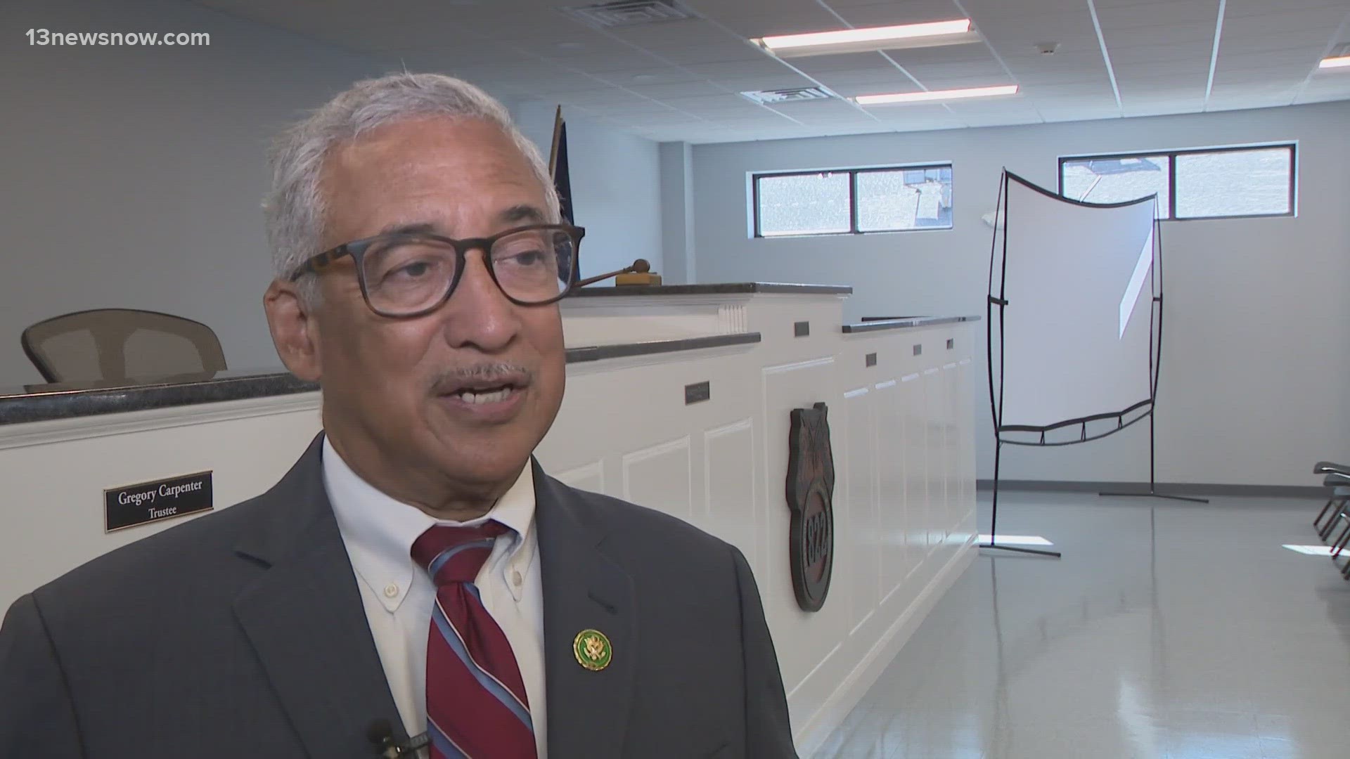 Congressman Bobby Scott was in Norfolk to talk about continued efforts to roll back health care costs across the country.