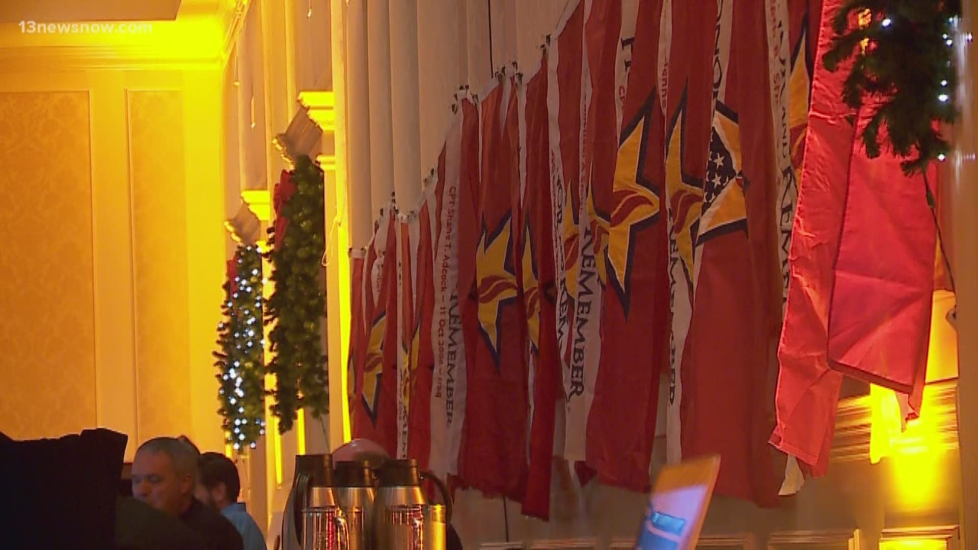 During the 10th Annual Gold Star Family Evening, families honored fallen military heroes who lost their lives while serving the country.