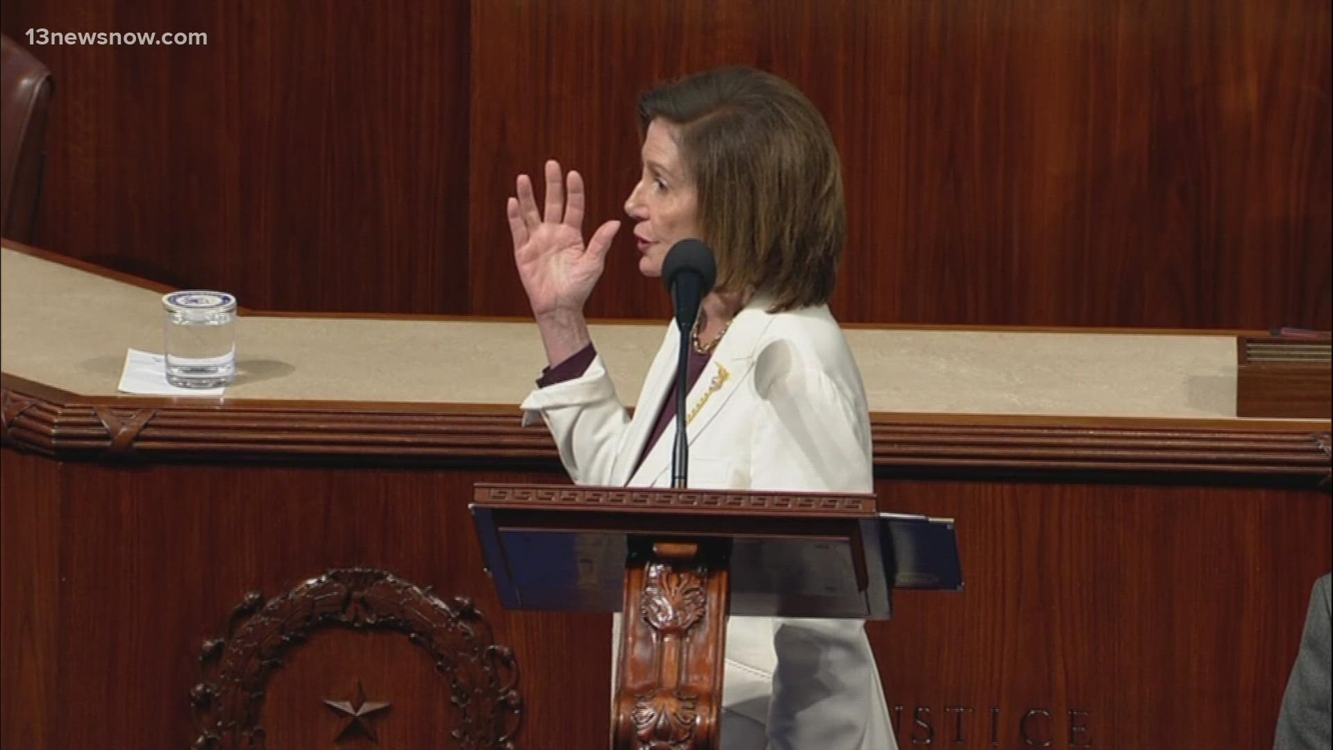 Pelosi announced in a spirited speech on the House floor that she will step aside after leading Democrats for nearly 20 years.