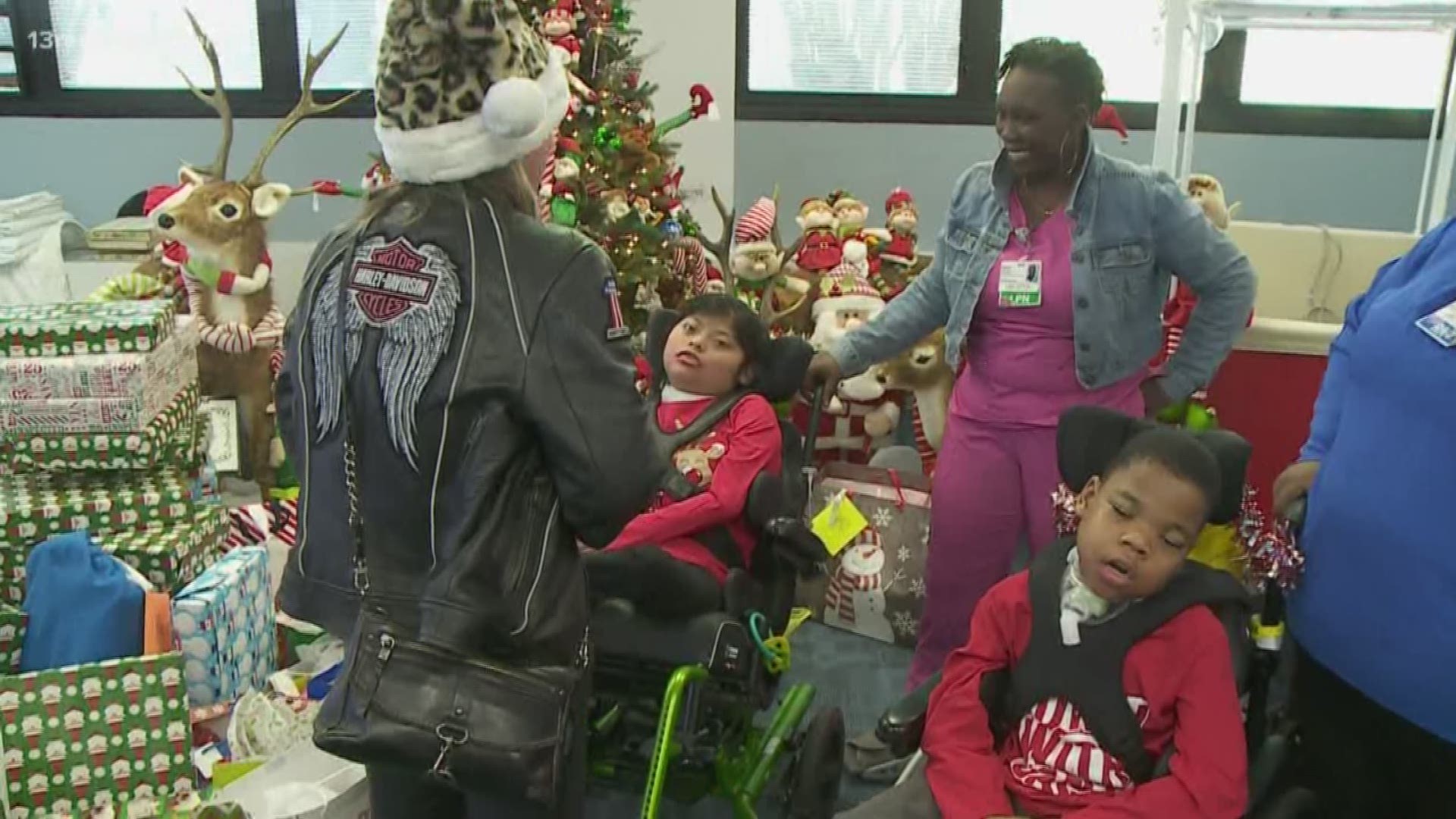 Motorcyclists hopped on their rides at Virginia Beach’s Southside Harley-Davidson and cruised to Lake Taylor Transitional Care Hospital with gifts in tow.