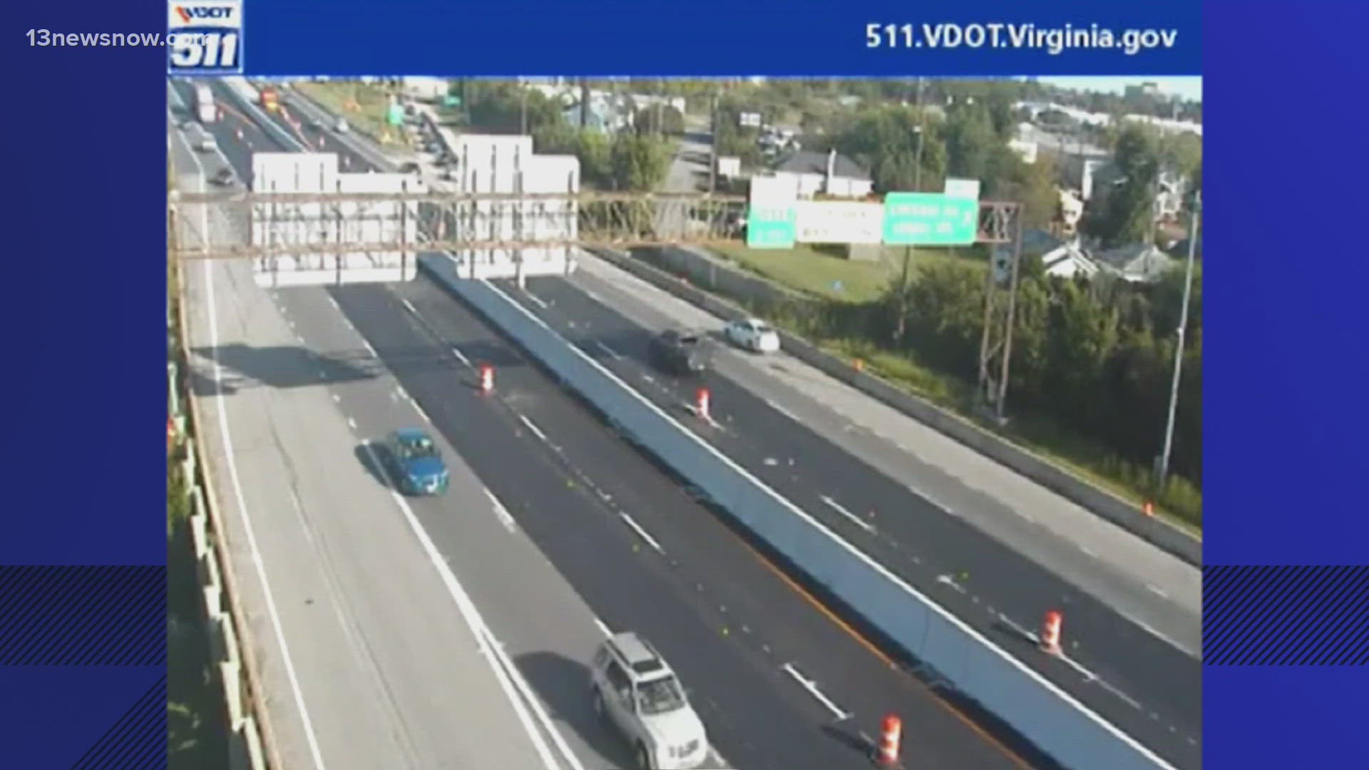 A long-term traffic shift will take place on I-64 in Hampton.