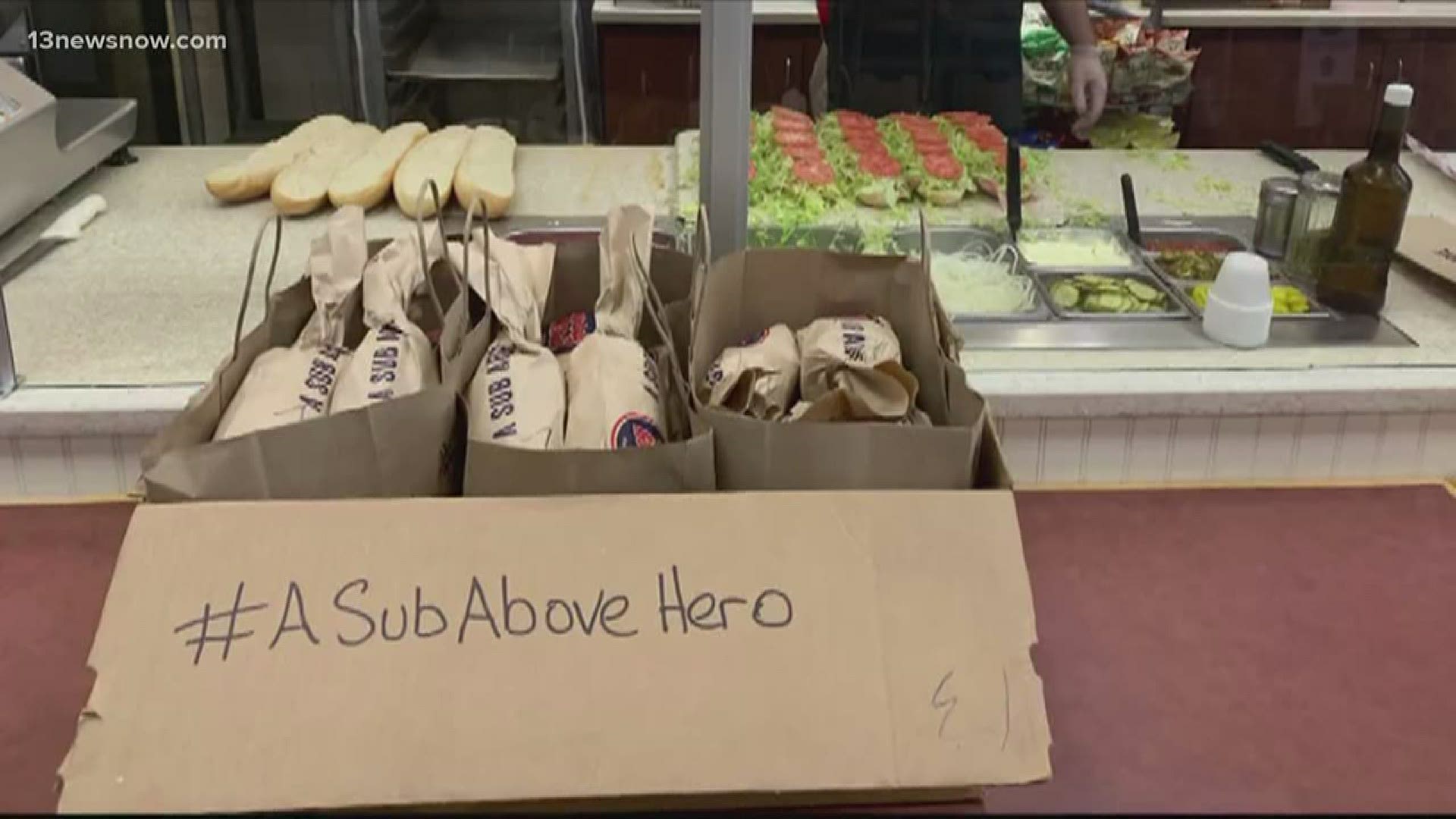 Local Jersey Mike's Subs locations are thankful they've been able to keep working. Now, they're trying to feed 9,000 people on the front lines of coronavirus