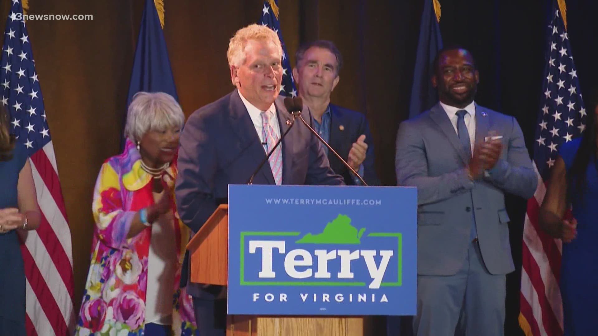Democrat and former governor Terry McAuliffe ran away with the primary ticket Tuesday.