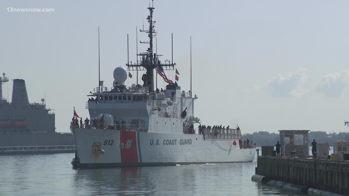 USCG Cutter Legare Returns Home To Portsmouth | 13newsnow.com