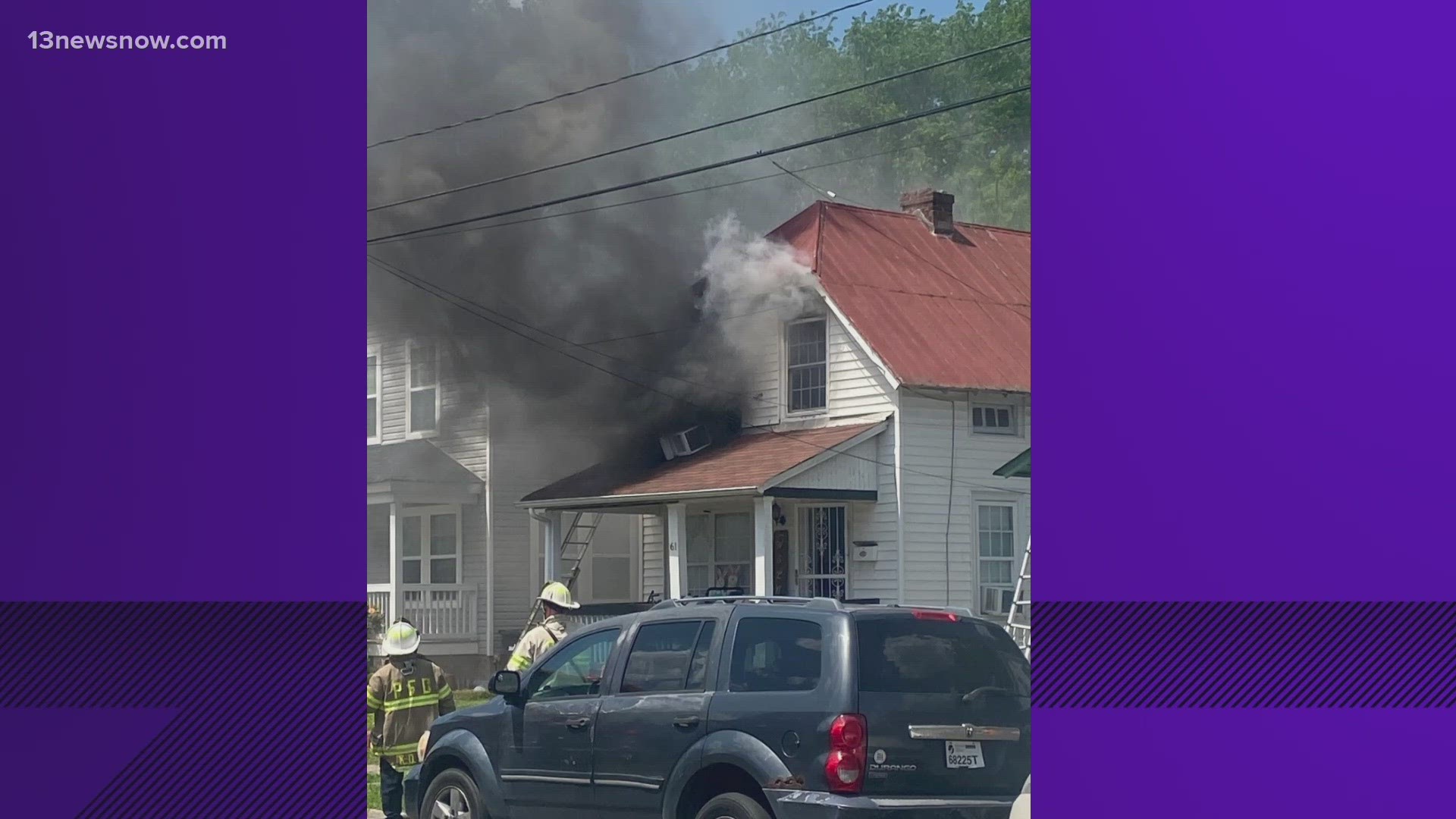 Firefighters were able to get the second-floor fire under control in roughly 15 minutes.