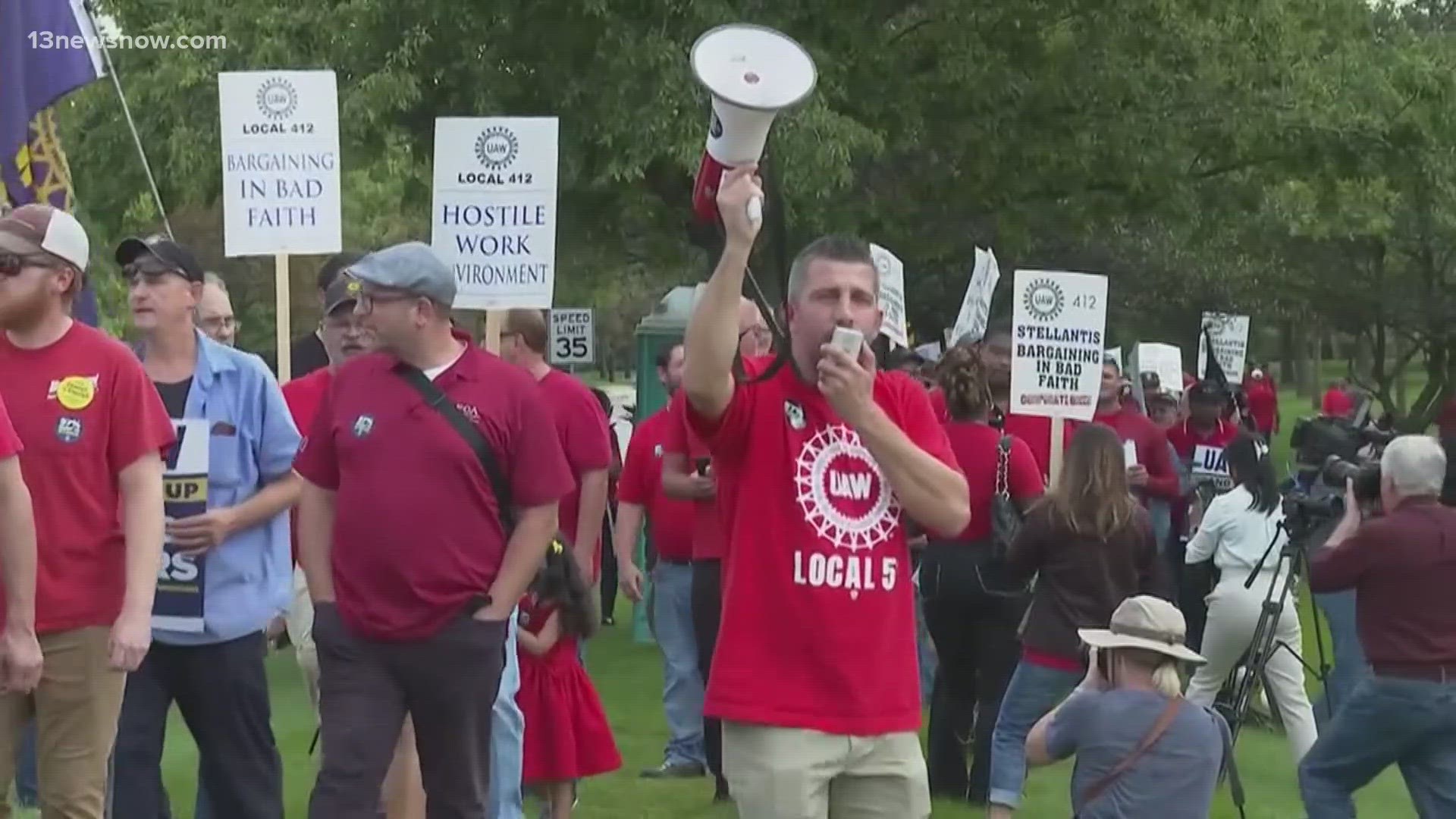 UAW strike update Targeted strikes expand to 20 states