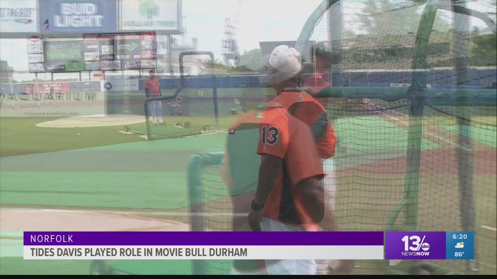 Tides hitting coach, Butch Davis talks about how he played a role as an extra in a film that's still talked about 30 years later in "Bull Durham".