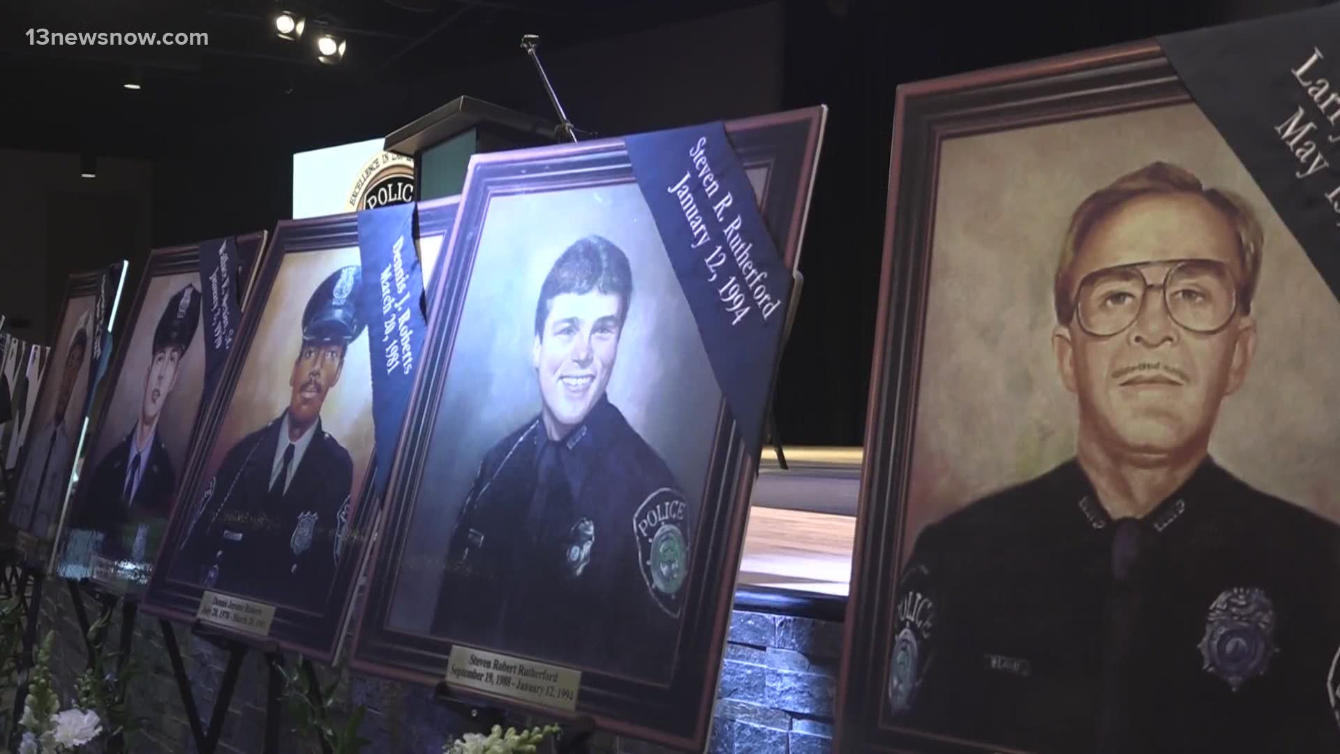 Twelve Newport News Police officers have made the ultimate sacrifice. The most recent, in January, when Officer Katie Thyne was killed during a traffic stop.