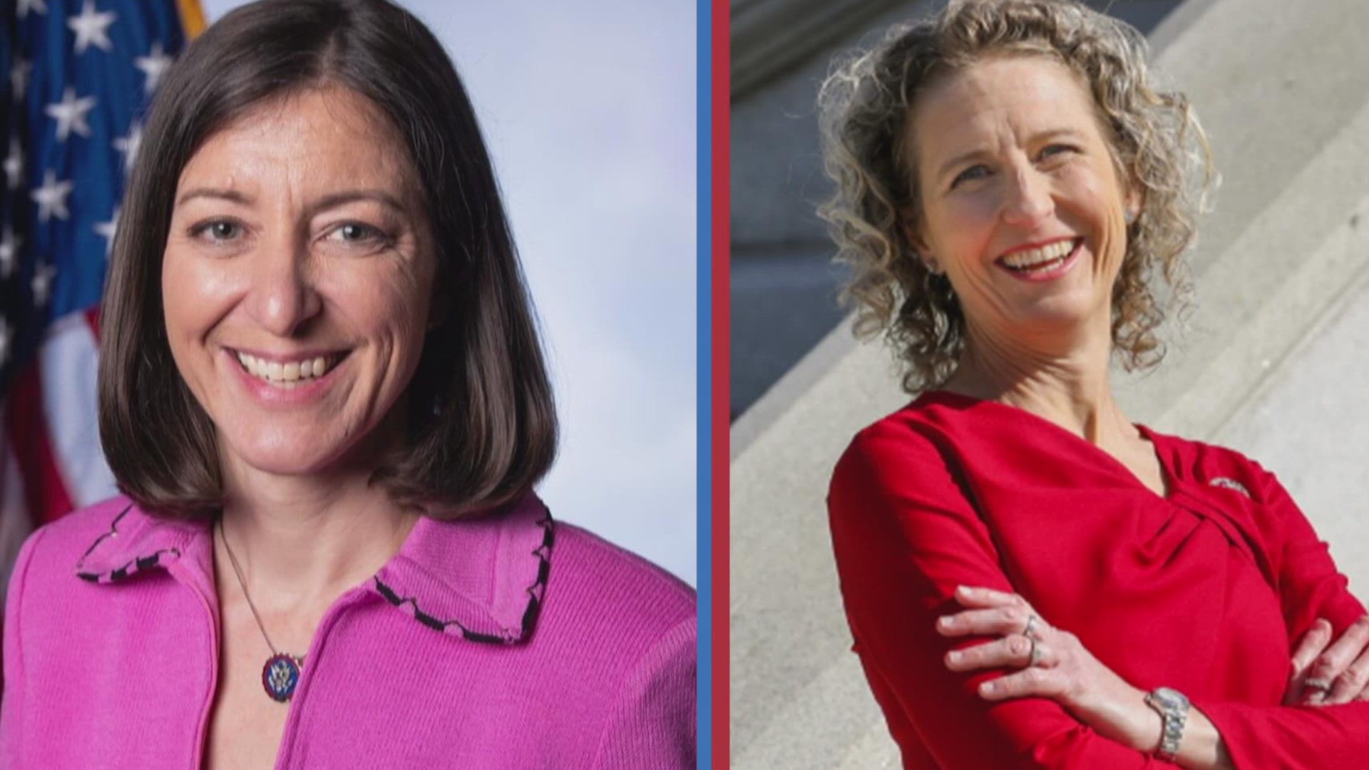 Congresswoman Elaine Luria and State Sen. Jen Kiggans debated for the first time in Virginia Beach Wednesday night.