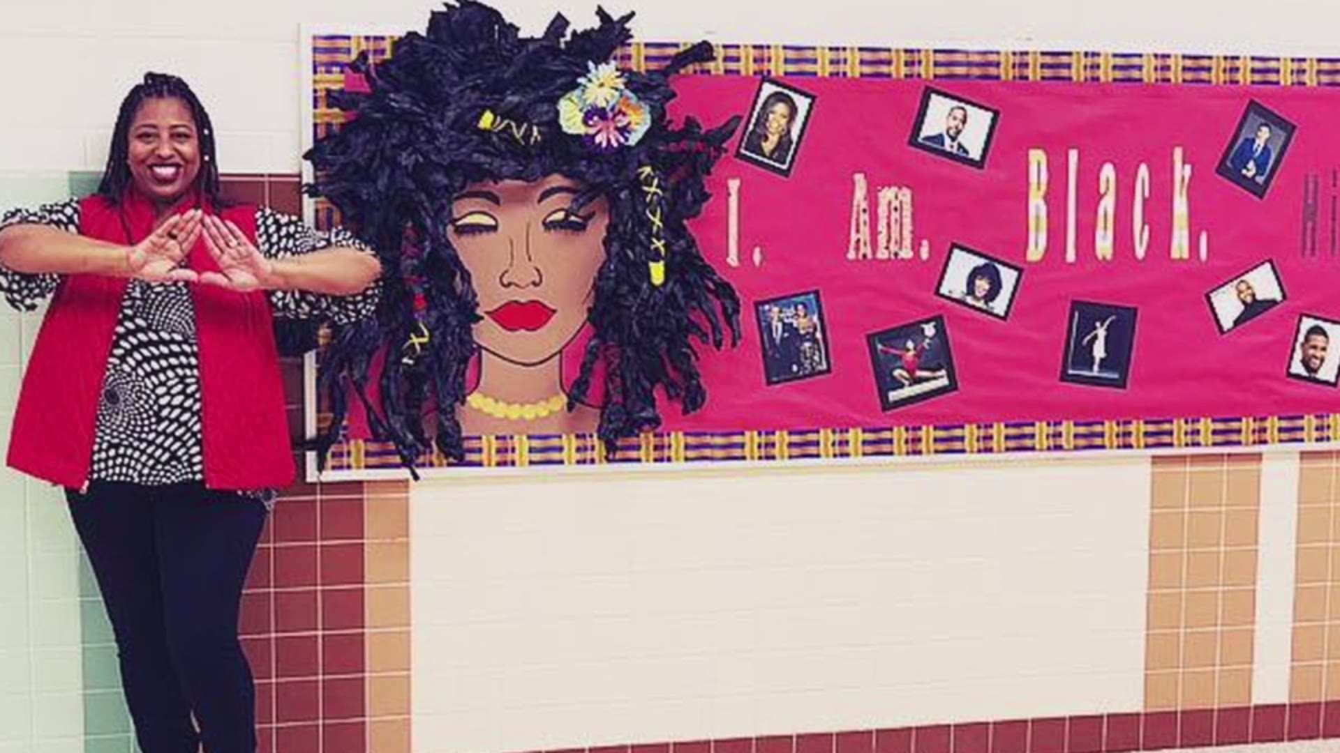 Shay Duncan shared these photos of incredible displays at Western Branch Middle School in Chesapeake to commemorate Black History Month.