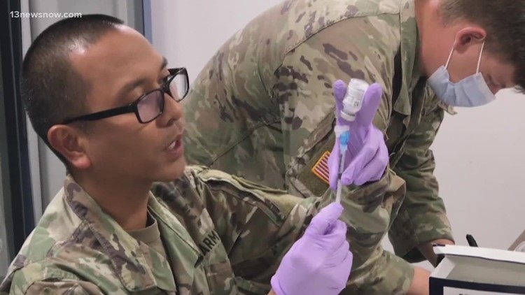 Vaccine questions linger for National Guard members who refused COVID shot