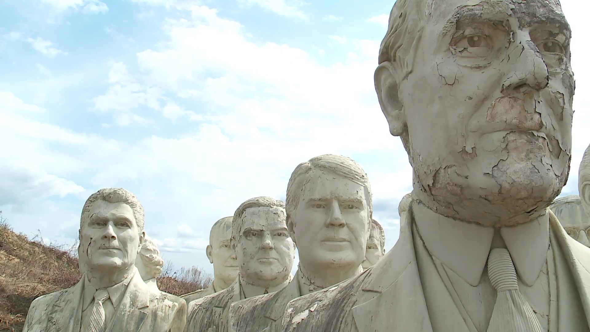 Opportunity to check out Presidential busts, possibly for the last time ...