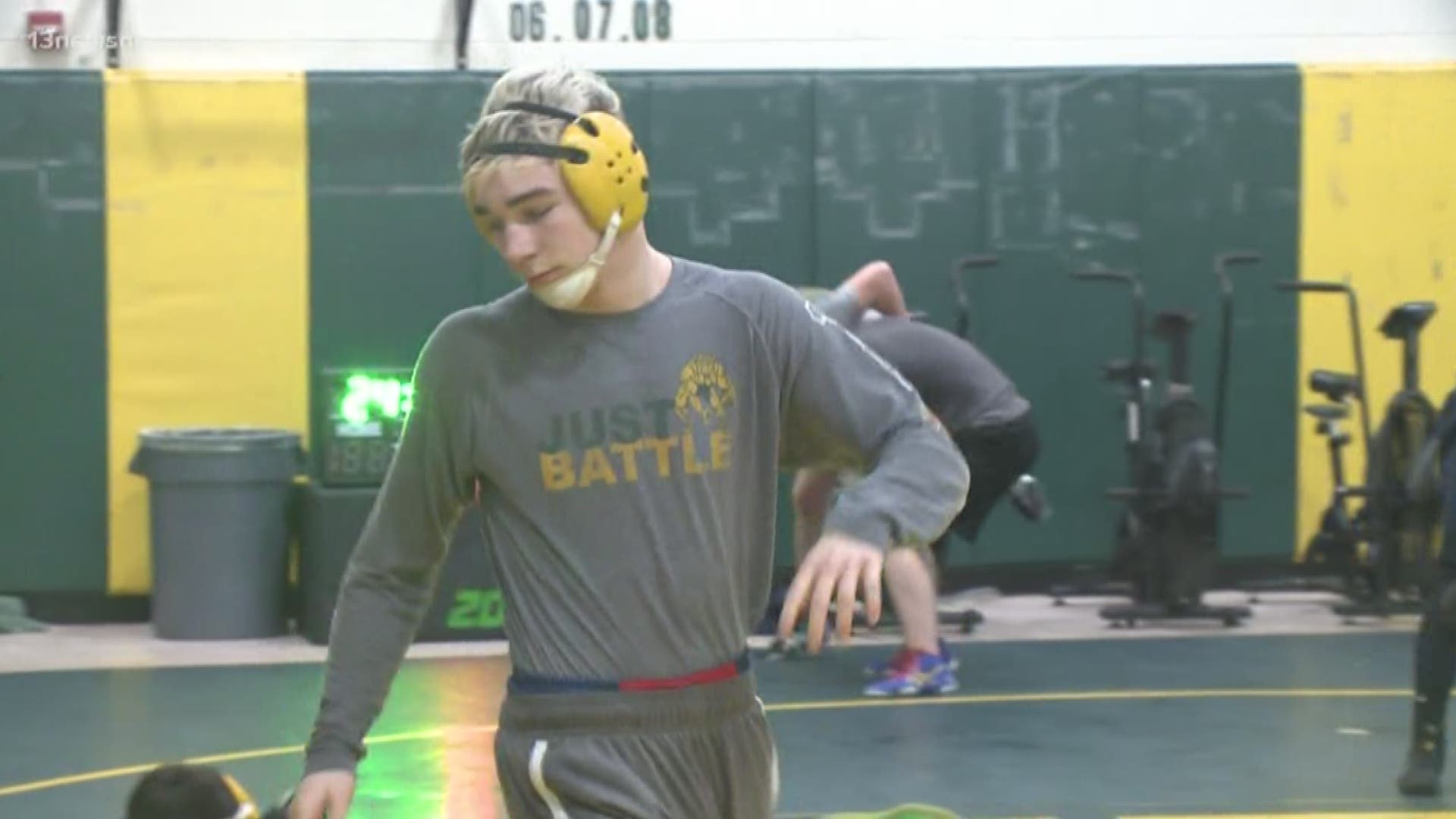 Wildcats Allred wrestles with opponents & ADHD 13newsnow