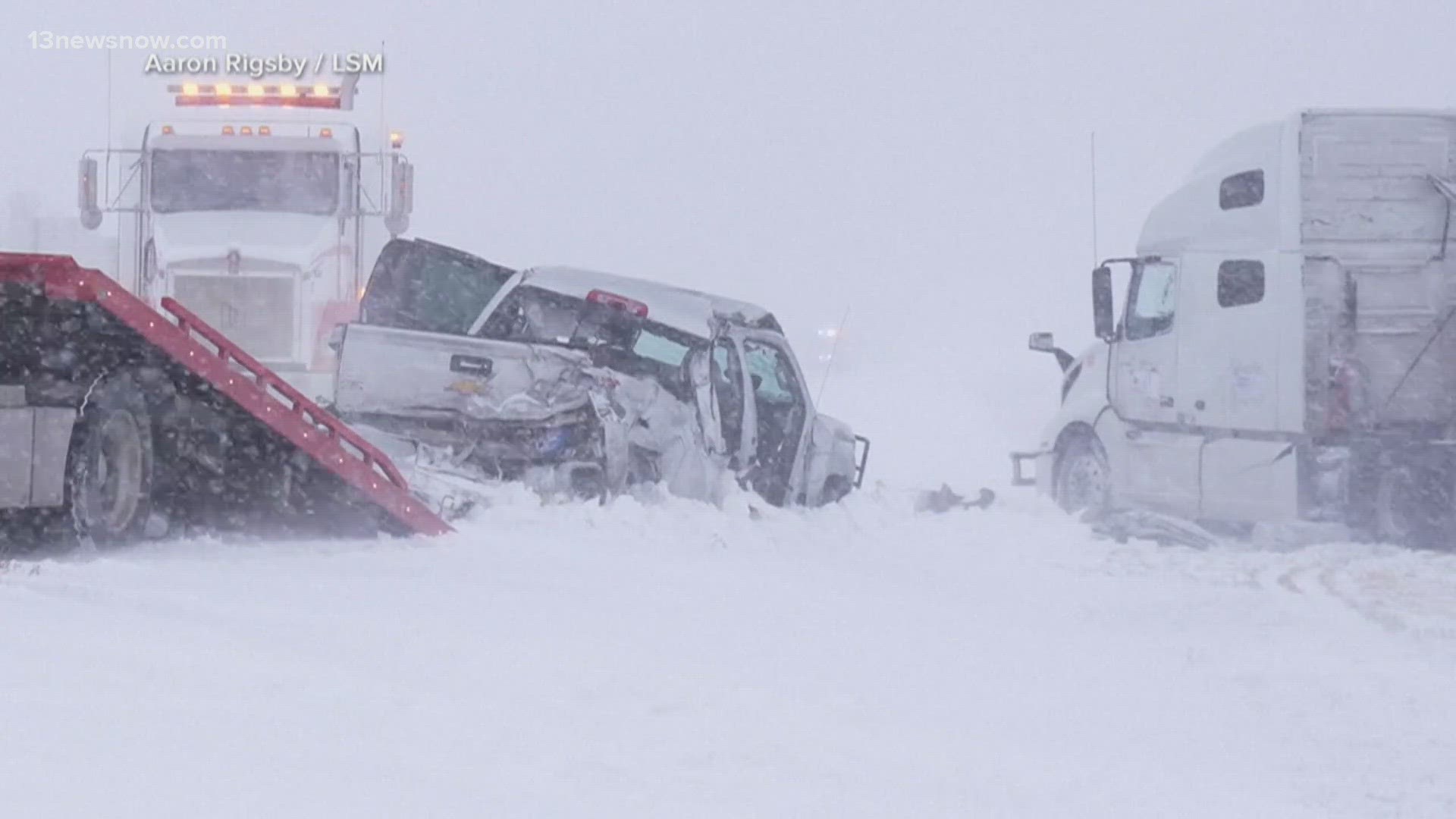 At least seven states are under winter weather alerts, expecting snow, ice, and blizzard conditions.