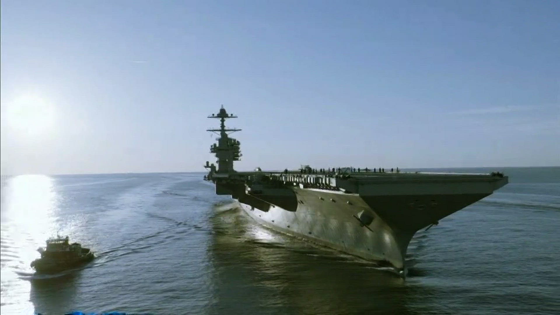 A 13News Now special presentation on the Navy's newest aircraft carrier, the Gerald R. Ford.