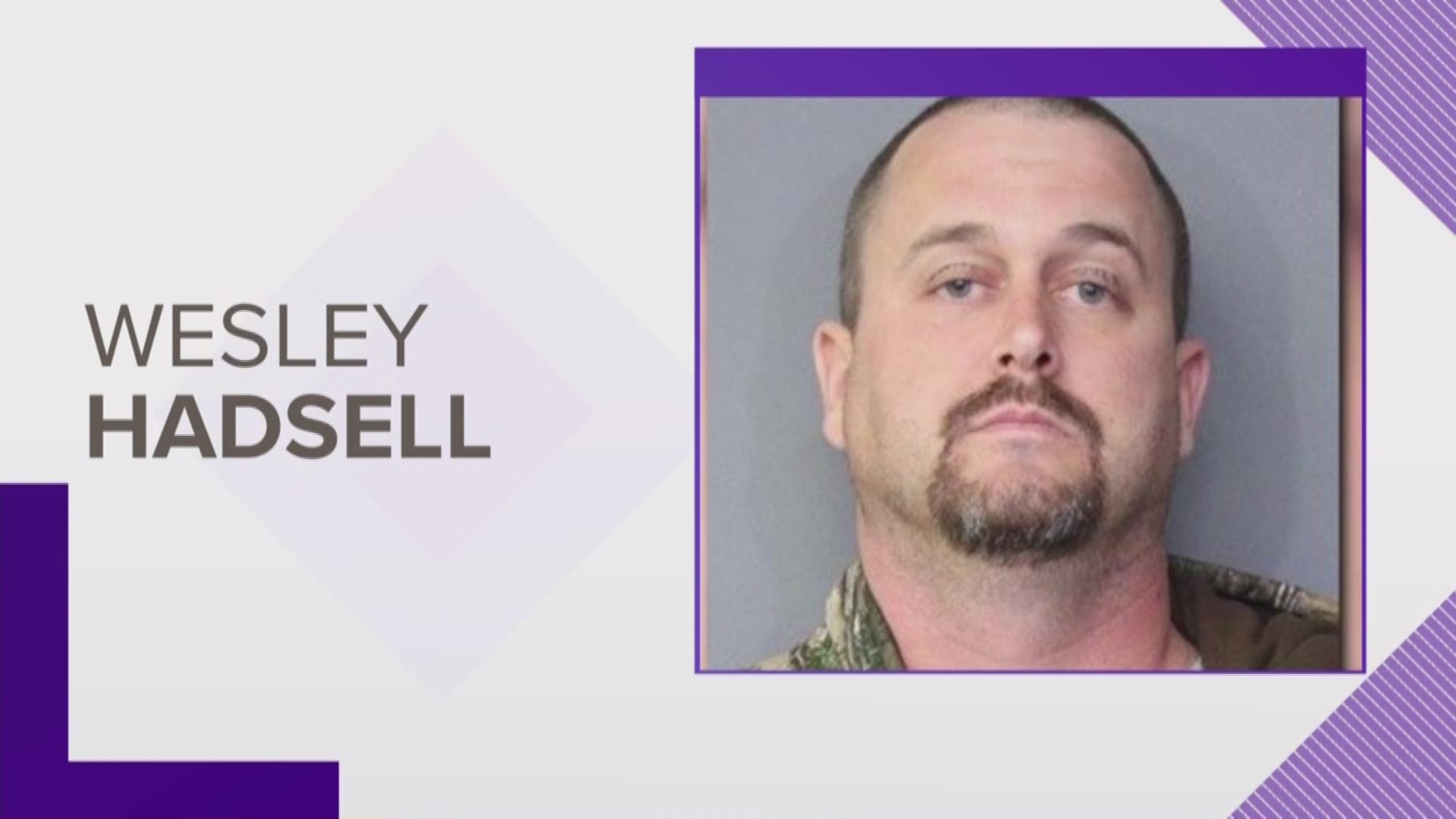 Wesley Hadsell will spend 10 years in prison. A judge re-sentenced him on an ammunition charge.