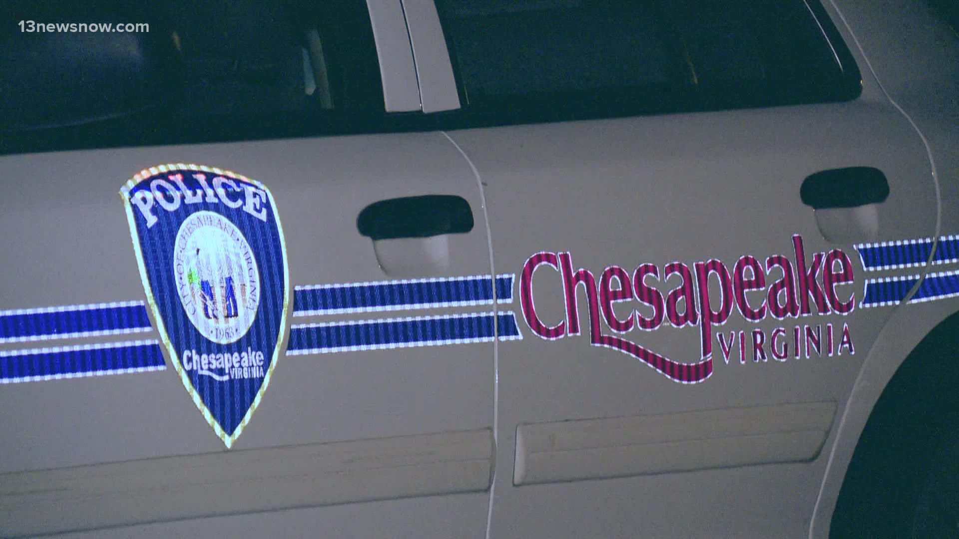 The police had pursued the suspect all the way from Chesapeake when he refused to stop after a traffic violation