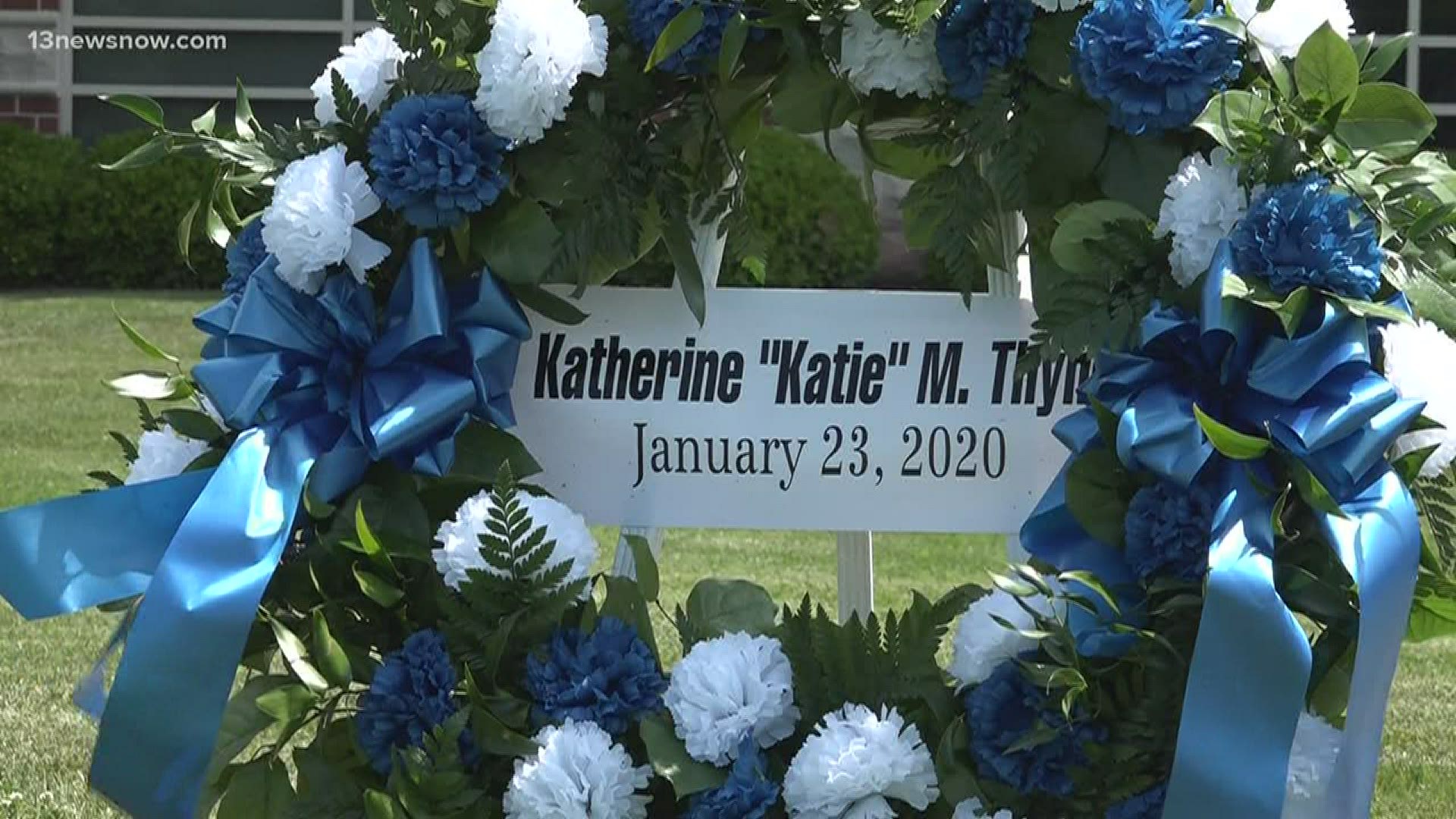They paid special attention to remembering Officer Katie Thyne this year. Newport News Police Chief Steve Drew said he hopes to hold a larger service when it's safe.