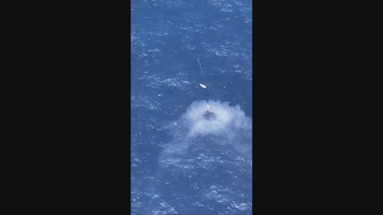 Watch: Coast Guard rescue of 3 boaters caught in Tropical Storm Alex