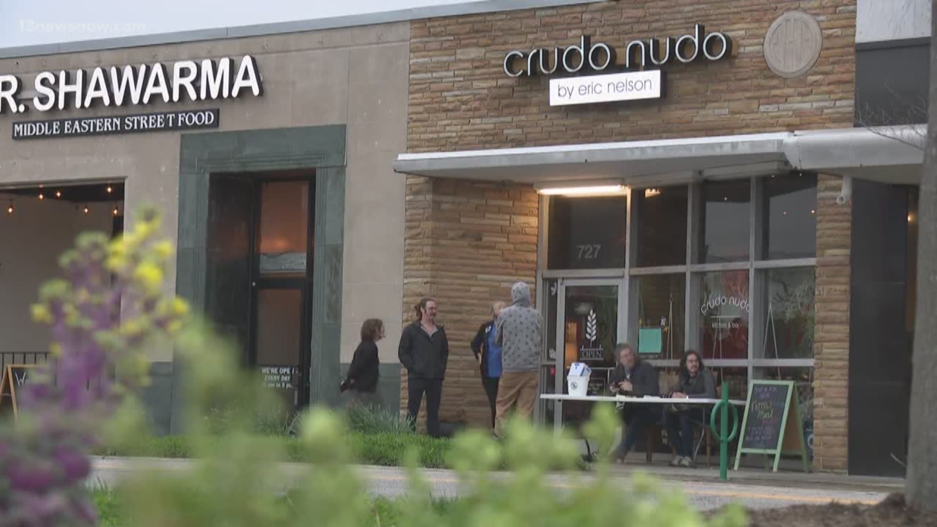 Crudo Nudo in Norfolk served meals to help its employees earn some extra money. The restaurant is trying to make ends meet through donations.