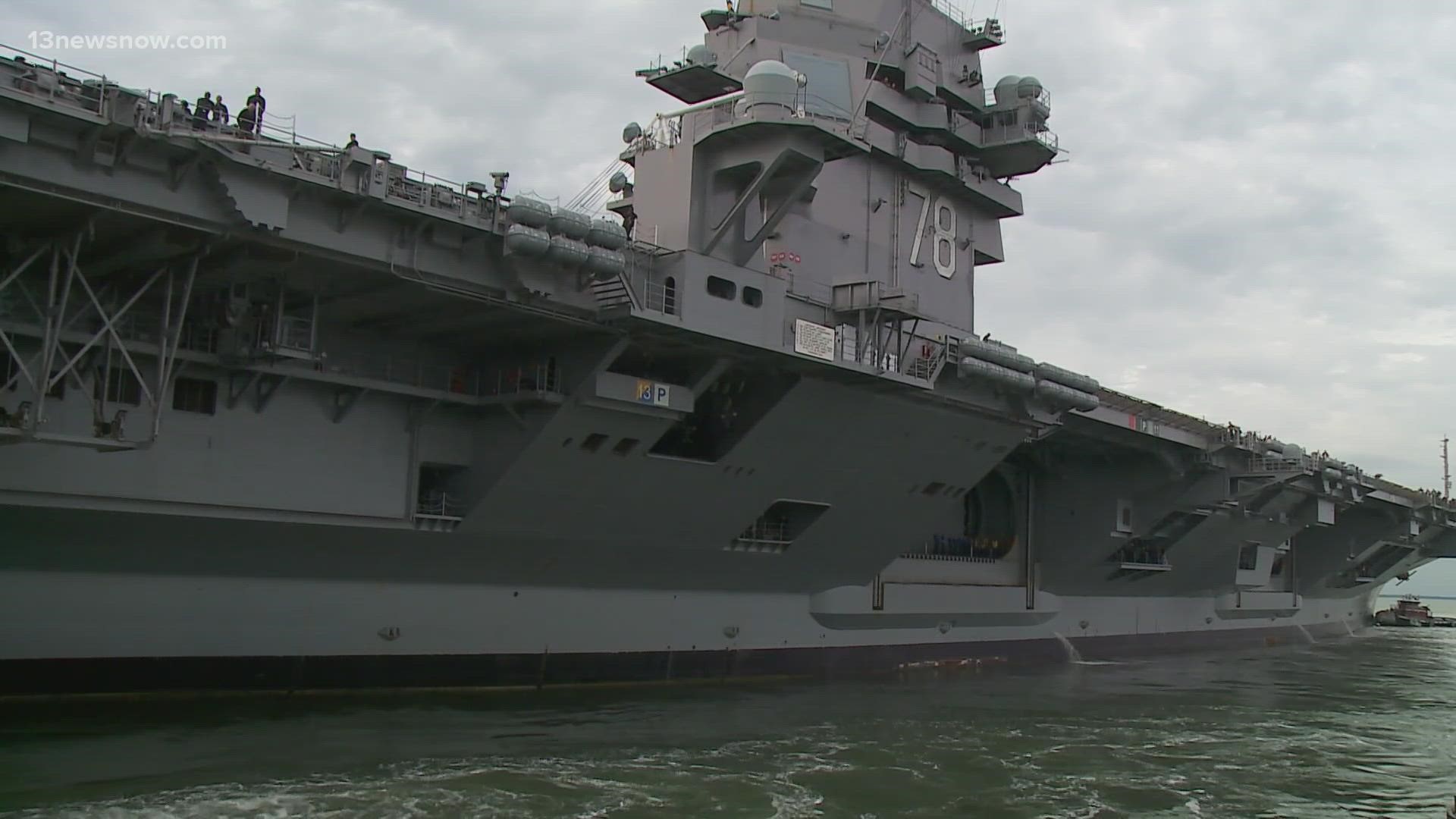 Navy leaders broke ground Wednesday on the latest and critically-needed renovation at Norfolk Naval Shipyard.