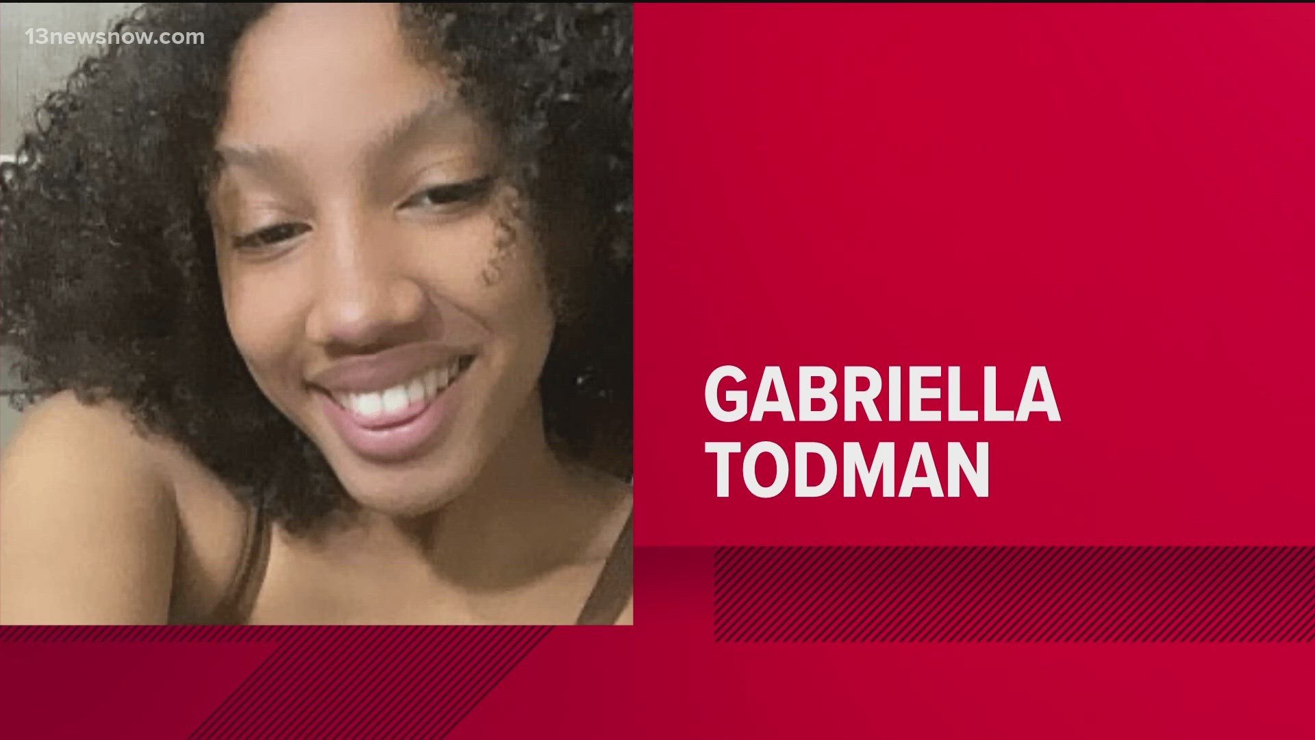 Police say Gabriella "Gabby" Todman hasn't been seen since July 24 on Glen Myrtle Avenue.