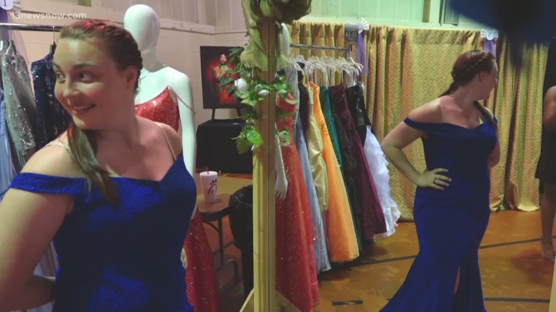 Some of the girls were grateful for the chance to find their dream prom dress — and thankful for the opportunity.