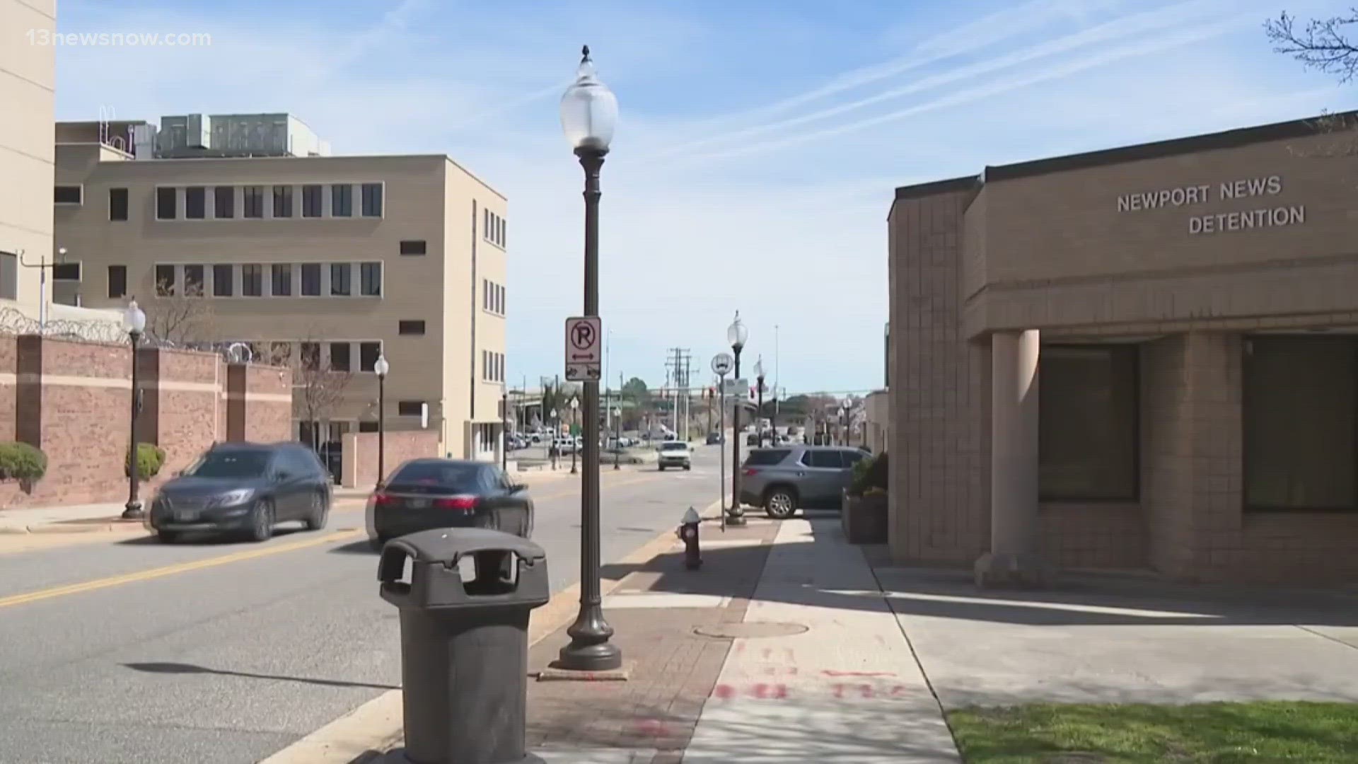 A day in court for one of the inmates who used this hole to escape the Newport News Jail Annex in march.