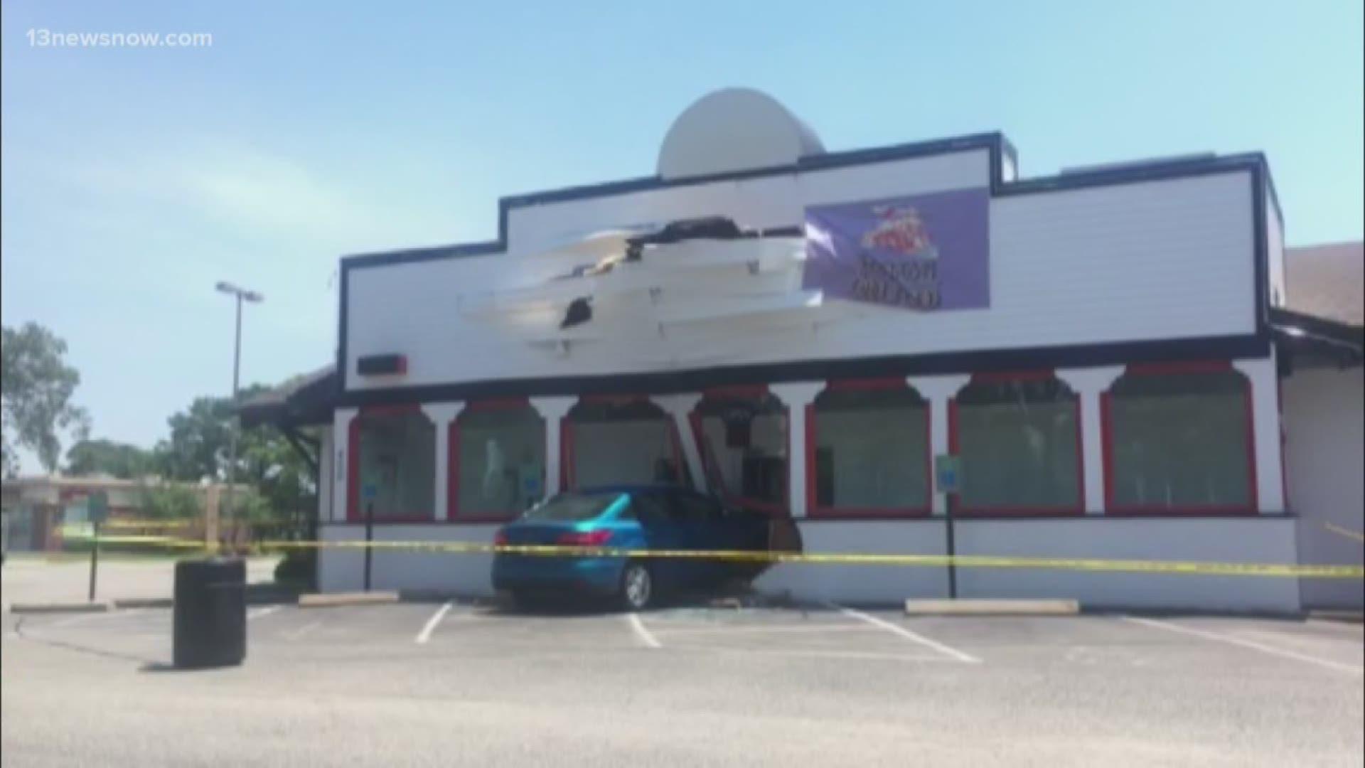 A-Mayes-N Soulfood will have a grand opening, several months after a car crashed into the front of the building.