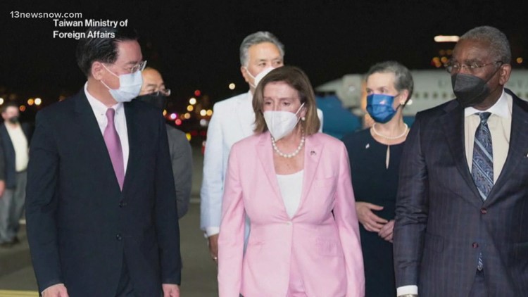 It's official: House Speaker Pelosi makes a stop in Taiwan