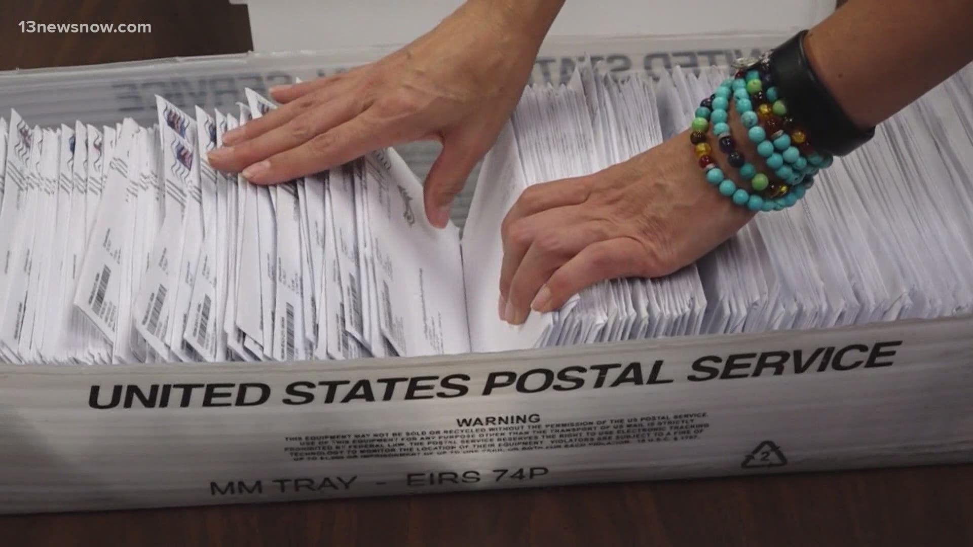 13News Now's Voter Access Team went behind the scenes in Virginia Beach to show the process of receiving, sorting, opening, and counting absentee ballots.