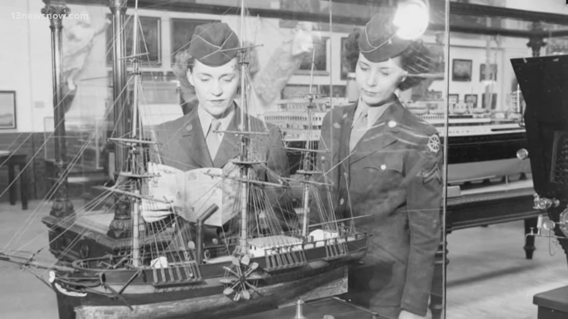 The Mariners' Museum is putting the spotlight on women who made an impact when our country was at war.