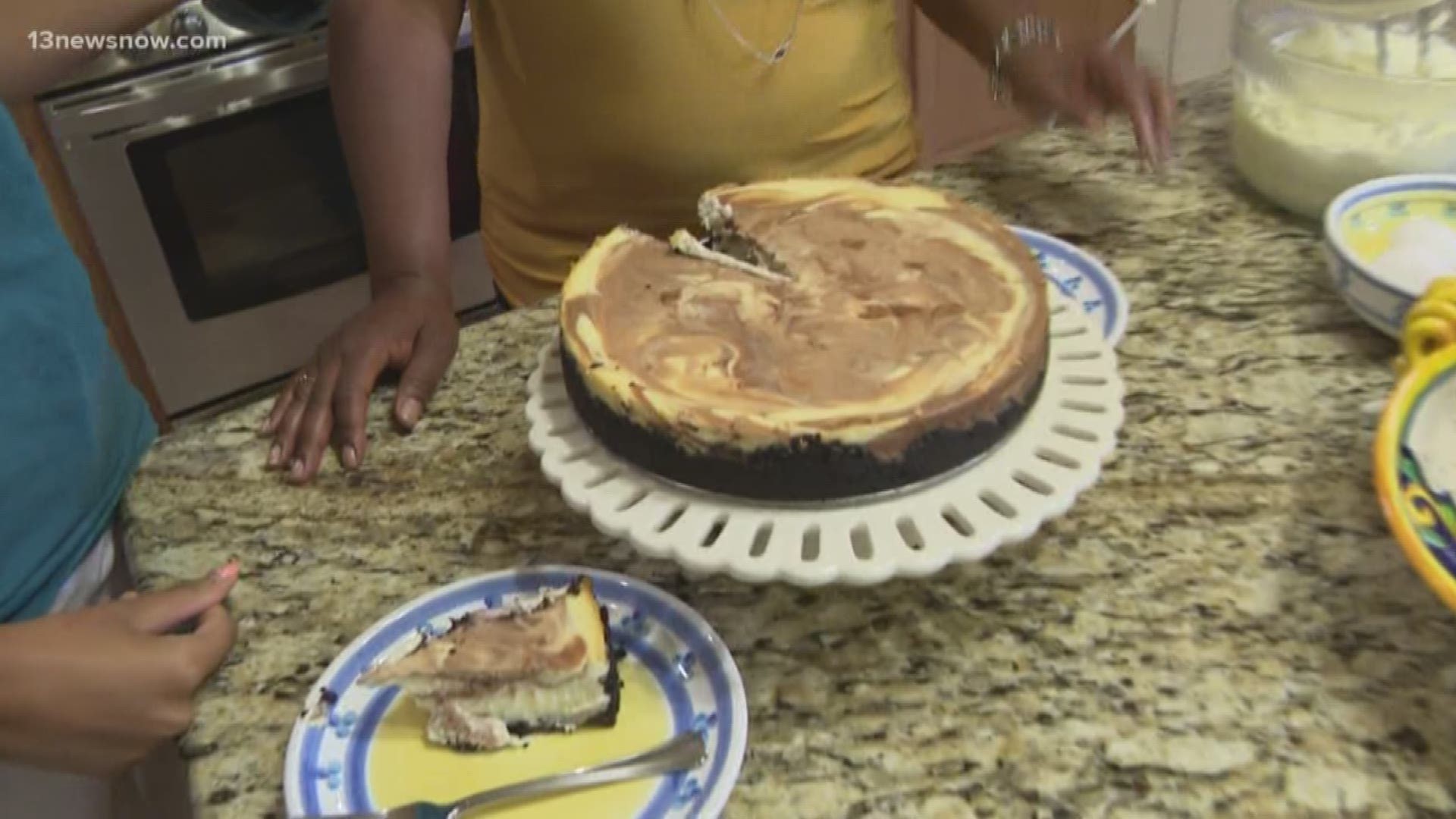 July 30 is National Cheesecake Day! 13News Now reporter Madison Kimbro met up with a woman in the area who bakes and sells cheesecakes from her Chesapeake home.