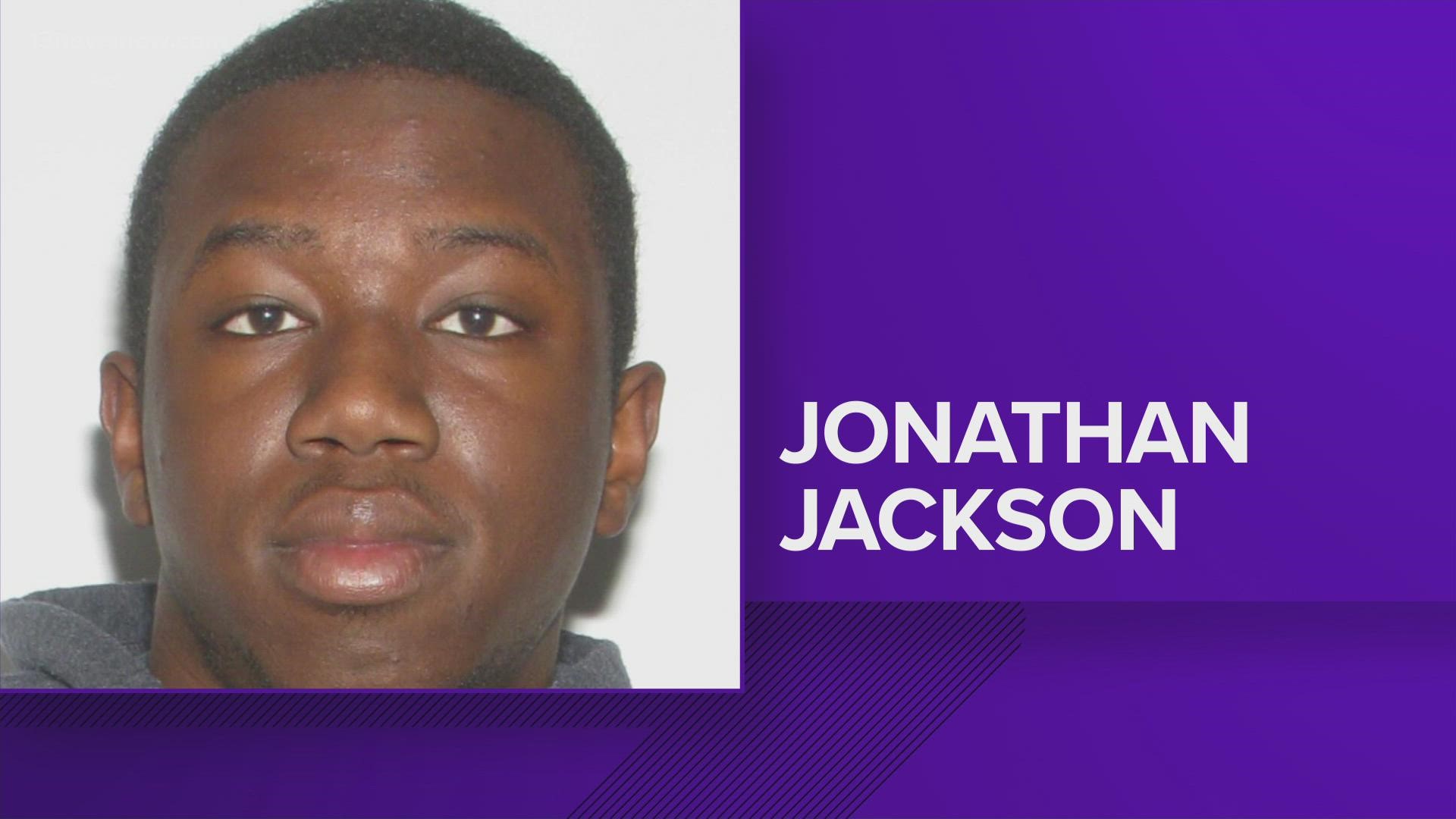 Suffolk police have warrants out for 23-year-old Jonathan Luis Jackson.  Phillip Jovan Etheridge, also 23, is already in custody facing charges.