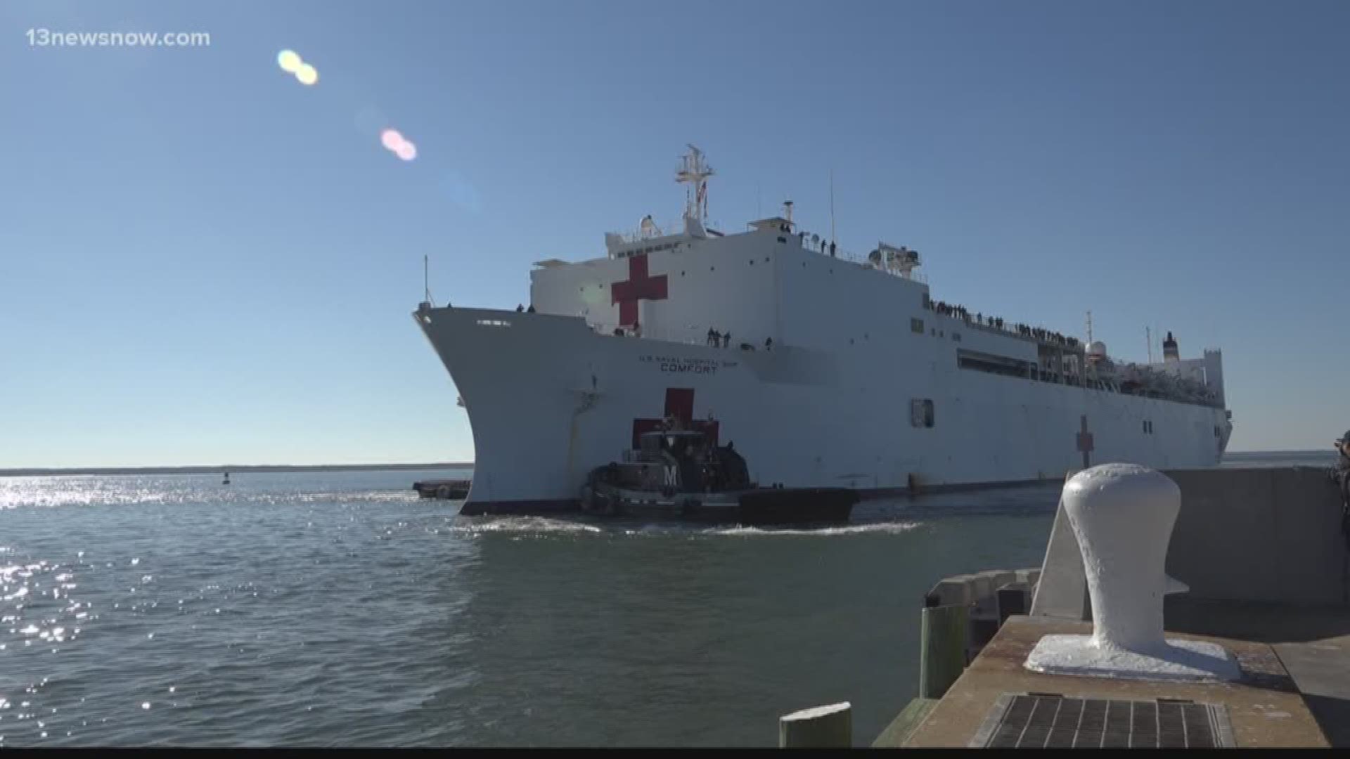 The Navy wants to retire one of the nation's two military hospital ships--either the USNS Mercy-- or the Norfolk-based USNS Comfort.