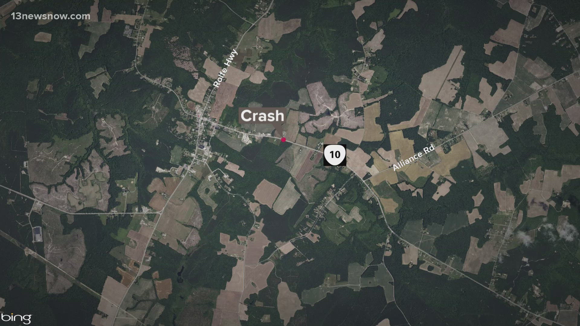 The crash happened just after 4 a.m. on Route 10 near Magnolia Circle, outside the Town of Surry.
