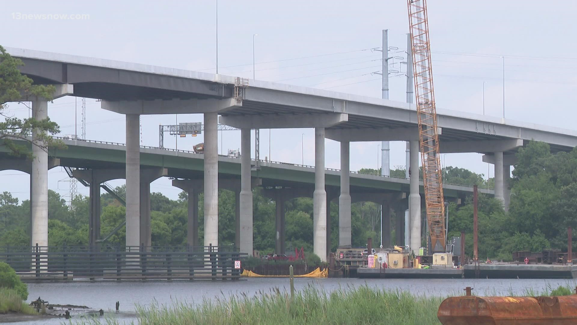 The east and westbound lanes will be on different bridges for the first time.