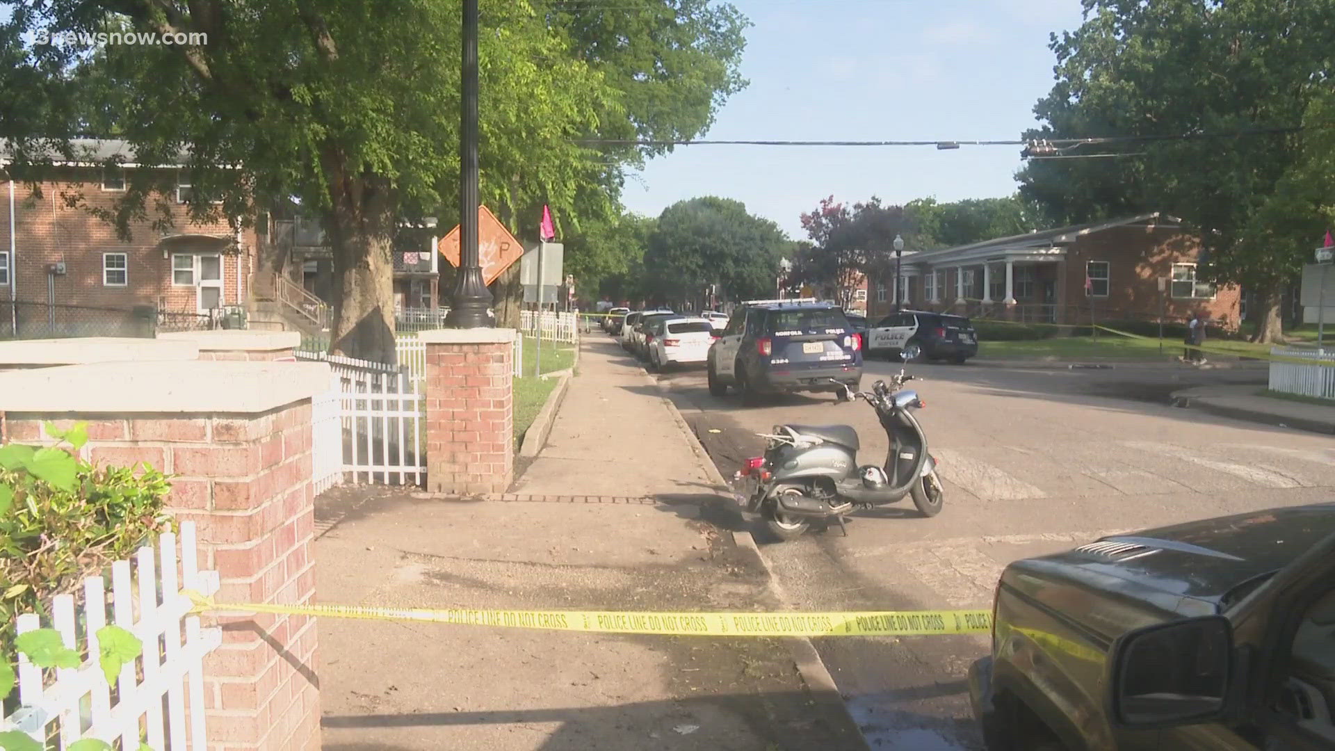 Dion Melton, 32, died in a shooting early Sunday on Bagnall Road in Norfolk. His father spoke with 13News Now.