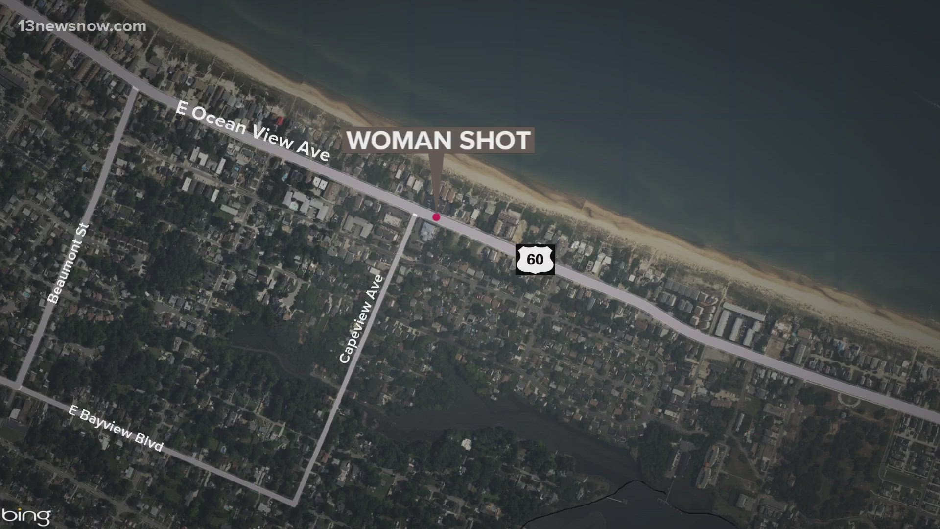 A woman is dead after a shooting in the Ocean View area of Norfolk that happened early Sunday morning, police said.