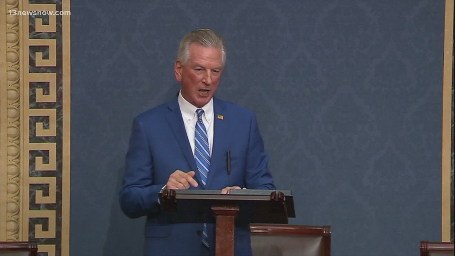 Several Republican Senators angrily challenged colleague Tommy Tuberville over his blockade of more than 370 military promotions and nominations.