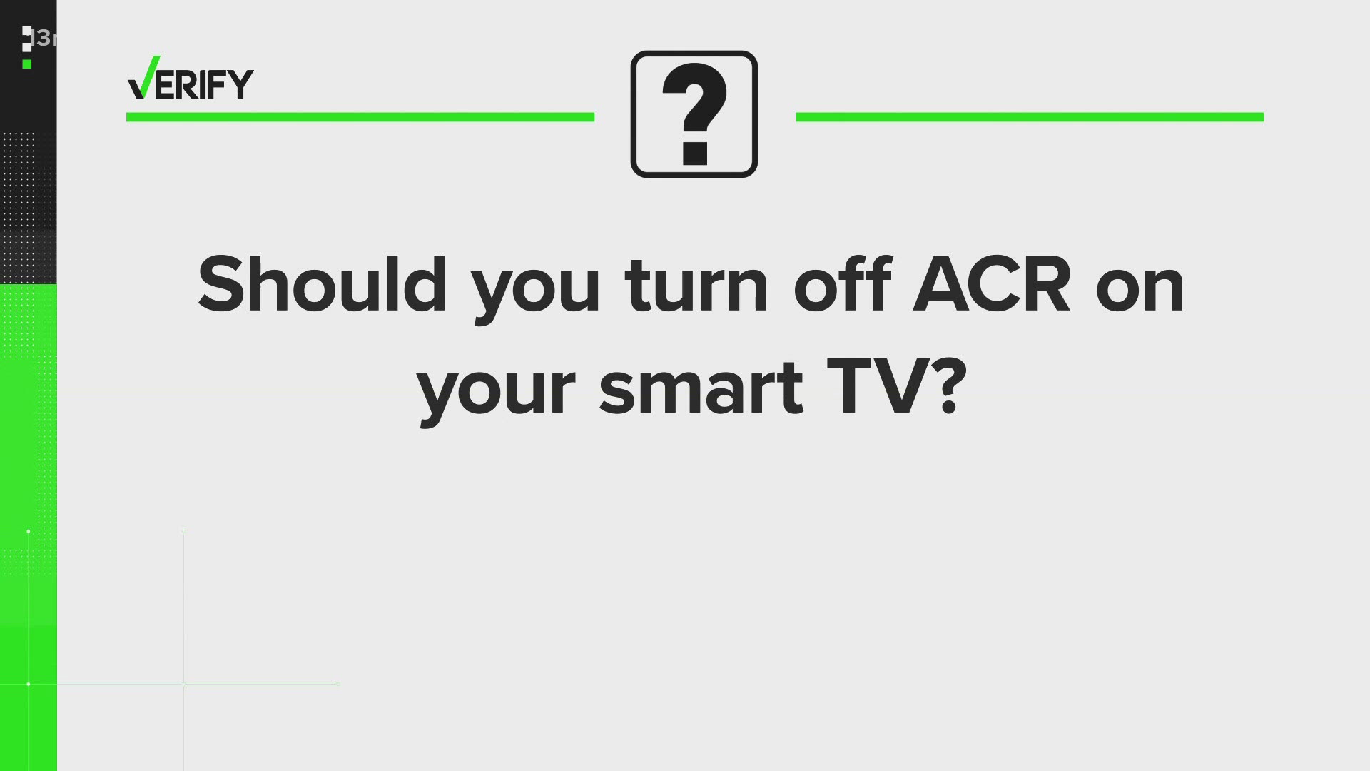 Should you turn off Automatic Content Recognition on your Smart TV?