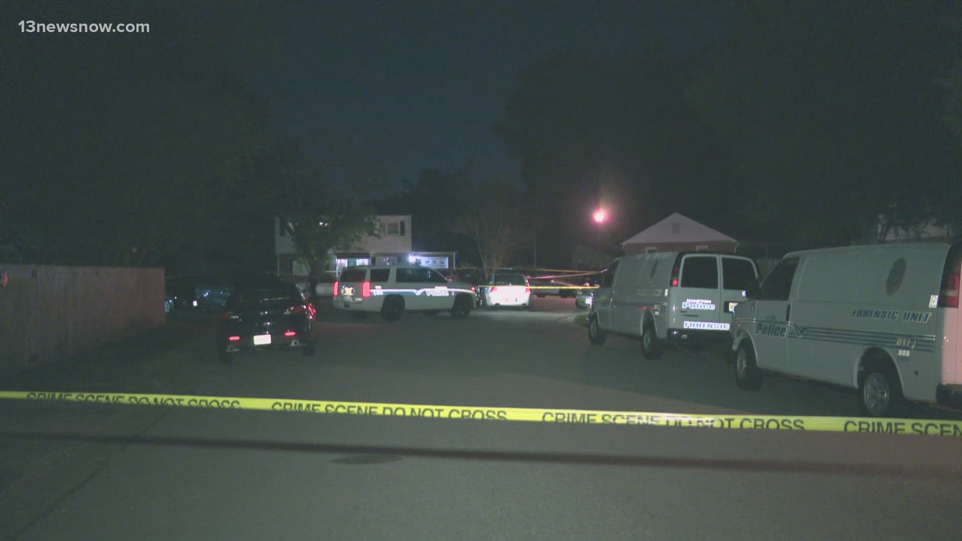 One man is seriously injured in a shooting in Hampton Monday night.