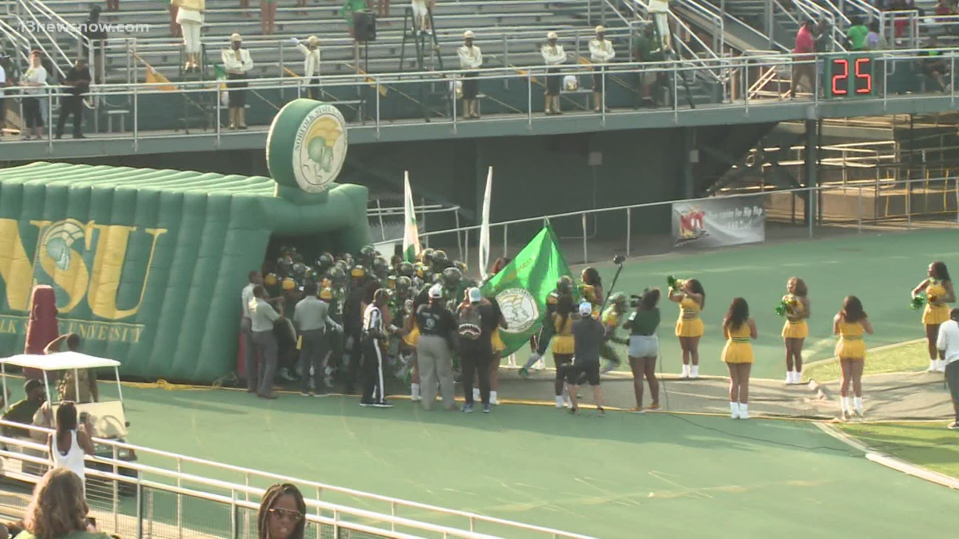 The MEAC moved their football season from the fall to the spring, so the Spartans are preparing.