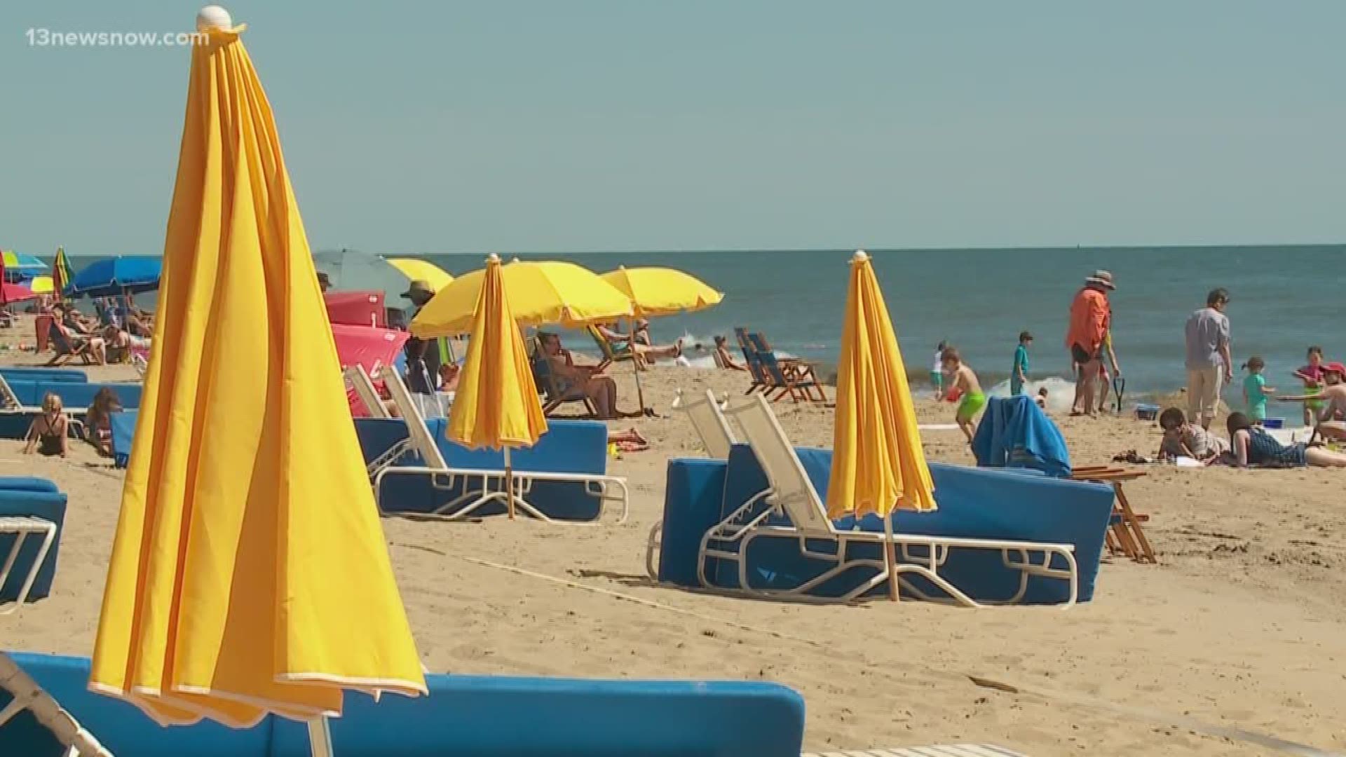 Sens. Tim Kaine and Mark Warner are supporting an effort to protect people from flying beach umbrellas. They want to see a public safety campaign to educate people about the dangers.