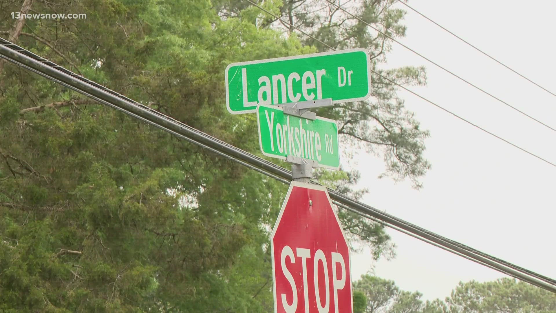 Police say it happened just before 1:30 Saturday morning near the intersection of Lancer Drive and Yorkshire Road.