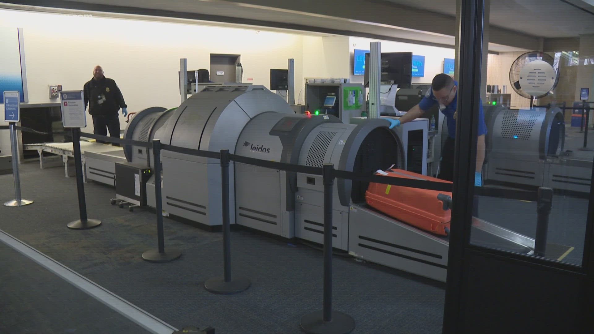 Tests were run at airport security checkpoints in response to concerns about radiation levels.