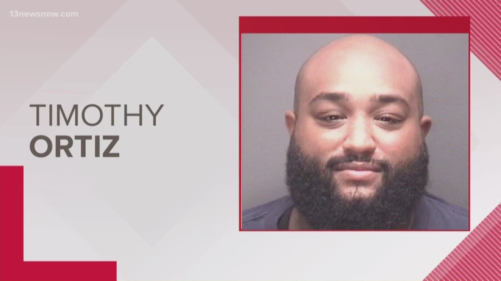 Timothy Ortiz, 29, was arrested for object sexual penetration, aggravated sexual battery and other charges. Police said there were two victims and Ortiz knew them.
