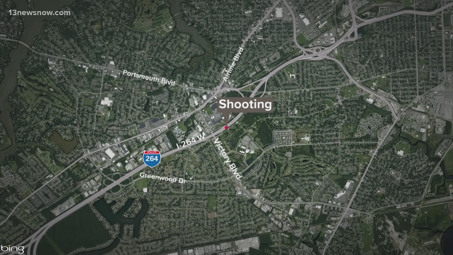 State police are investigating another shooting on the interstate. This one happened in Portsmouth on I-264 at the Victory Boulevard exit around 11:30 p.m. Wednesday