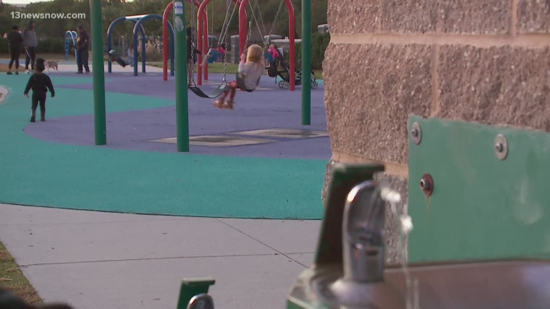 Norfolk and Suffolk schools released their lead-level test results. A Norfolk elementary school fountain was 40 times the safe limit. That fountain was disconnected.